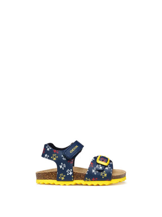 SANDALO BAMBINO - GEOX NAVY-GIALLO - B922QA 00004 1