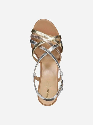 SANDALO DONNA - GEOX ARGENTO - D55YZB 0KYBN 3