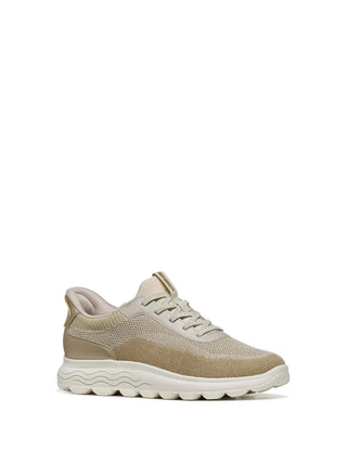 SNEAKERS DONNA - GEOX SABBIA-ORO - D567MA 06KNF 2