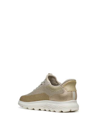 SNEAKERS DONNA - GEOX SABBIA-ORO - D567MA 06KNF 3