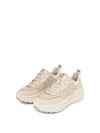 SNEAKERS DONNA - GEOX BEIGE-ORO - D651FB 09BBN 3