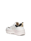 SNEAKERS DONNA - GEOX BIANCO-ORO - D651FB 09BBN 3