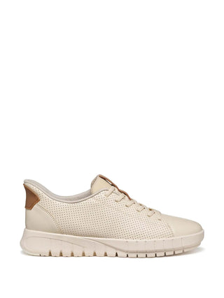 DAMEN-SNEAKER - GEOX BEIGE - D657SC 09BBC