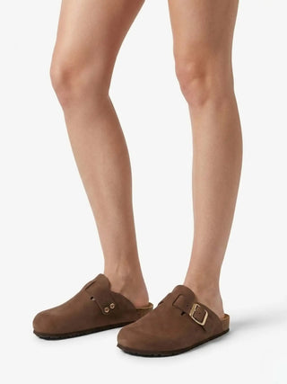 SABOT DONNA - GEOX MARRONE - D65LSA 00032 7