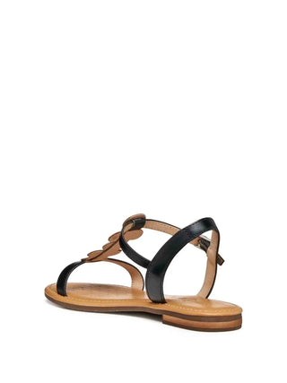 SANDALO DONNA - GEOX NERO - D65LXE 0N61J 3