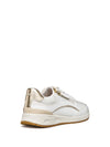 SNEAKERS DONNA - GEOX BIANCO-ORO - D65NQB 05411 4