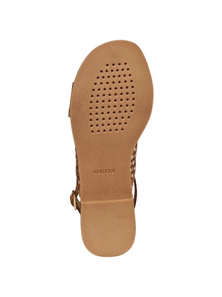 SANDALO DONNA - GEOX CAMEL - D65YMN 0KFKY 6