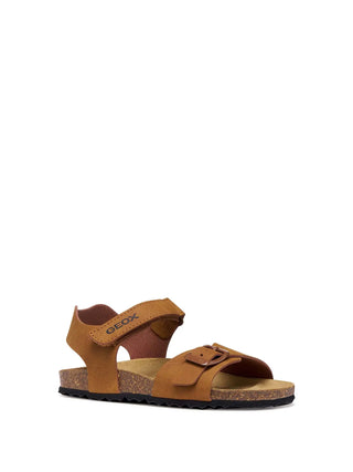 SANDALO RAGAZZO - GEOX MARRONE - J028LB 0002V 2