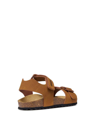 SANDALO RAGAZZO - GEOX MARRONE - J028LB 0002V 4