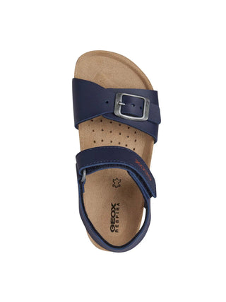SANDALO RAGAZZO - GEOX NAVY-ROSSO - J028LB 00054 5