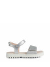 SANDALO RAGAZZA - GEOX ARGENTO - J256EB 0NFEW 1