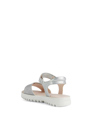SANDALO RAGAZZA - GEOX ARGENTO - J256EB 0NFEW 3