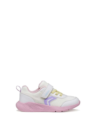 SNEAKERS RAGAZZA - GEOX BIANCO-ROSA - J36FWB 01454