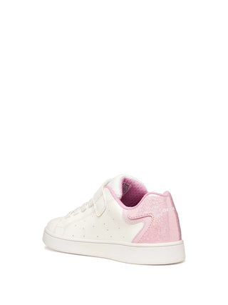 Mädchen-Sneaker - Geox Weiß-Rosa - J36LRA 054BJ 3