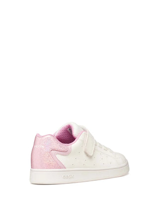 Mädchen-Sneaker - Geox Weiß-Rosa - J36LRA 054BJ 4