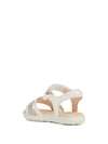 SANDALO RAGAZZA - GEOX BIANCO-ARGENTO - J458ZD 000NF 3