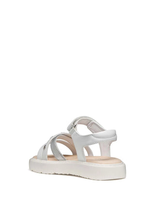 SANDALO RAGAZZA - GEOX BIANCO - J45DBI 000BC 3