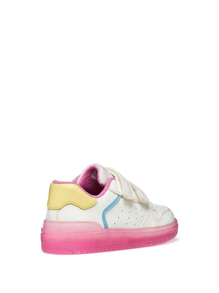 Jungen-Sneaker - GEOX Weiß-Rosa - J45HXB 0003W 4