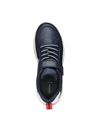 Jungen-Sneaker - Geox Marineblau-Weiß - J45LQA 05411 5