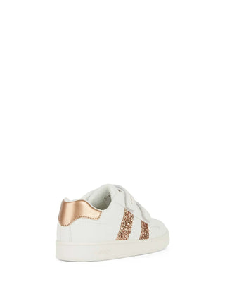 SNEAKERS RAGAZZA - GEOX BIANCO-ROSA - J45LRA 000BC 4