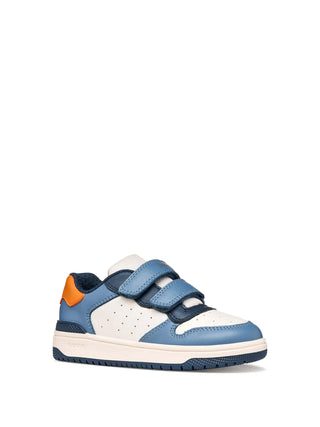 SNEAKERS RAGAZZO - GEOX BIANCO-BLU - J46LQA 000BC 2
