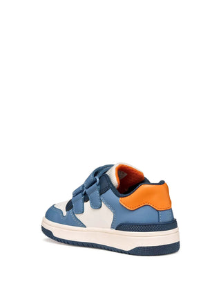 SNEAKERS RAGAZZO - GEOX BIANCO-BLU - J46LQA 000BC 3
