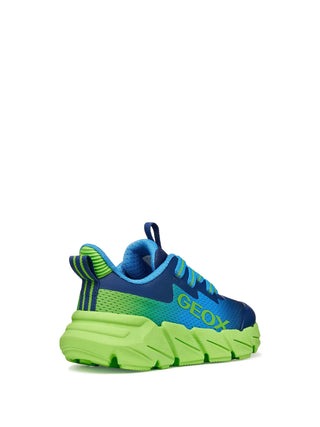 SNEAKERS RAGAZZO - GEOX BLU-VERDE - J46N1A 02A9J 4