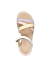 SANDALO RAGAZZA - GEOX BIANCO-LILLA - J5235D 000BC 5