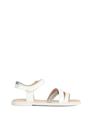 SANDALO RAGAZZA - GEOX BIANCO - J5235D 00254