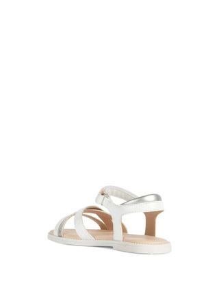 SANDALO RAGAZZA - GEOX BIANCO - J5235D 00254 3