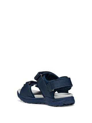 SANDALO RAGAZZO - GEOX NAVY-ROSSO - J555XB 01454 3