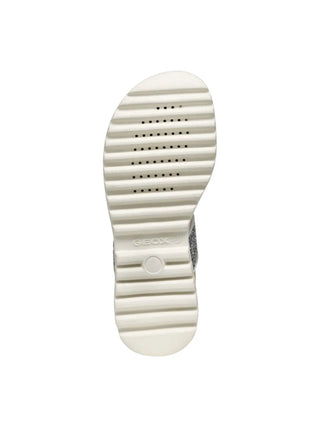 SANDALO RAGAZZA - GEOX BIANCO-ARGENTO - J556EA 0BCEW 6