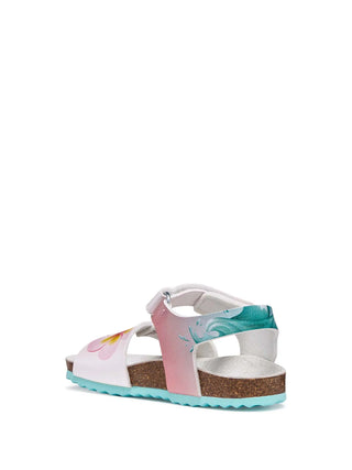 SANDALO RAGAZZA - GEOX BIANCO - J558MG 000NF 3