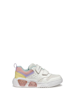 SNEAKERS RAGAZZA - GEOX BIANCO-MULTI - J55HPA 014BU 1