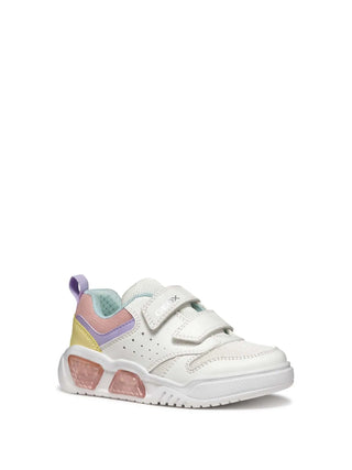 SNEAKERS RAGAZZA - GEOX BIANCO-MULTI - J55HPA 014BU 2