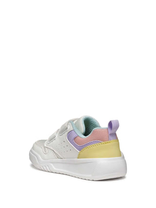 SNEAKERS RAGAZZA - GEOX BIANCO-MULTI - J55HPA 014BU 3