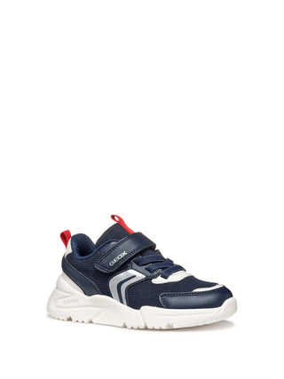 SNEAKERS RAGAZZO - GEOX NAVY-ROSSO - J55MQB 01454 2