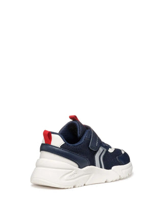 SNEAKERS RAGAZZO - GEOX NAVY-ROSSO - J55MQB 01454 4