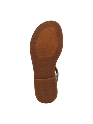 SANDALO RAGAZZA - GEOX ARGENTO - J6535B 000BN 6