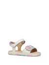 SANDALO RAGAZZA - GEOX BIANCO-ROSA - J658ZB 05402 2