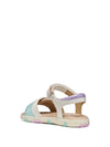 SANDALO RAGAZZA - GEOX BIANCO-ROSA - J658ZB 05402 3