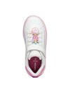 SNEAKERS RAGAZZA - GEOX BIANCO-ROSA - J65LRF 000BC 5