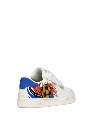 SNEAKERS RAGAZZO - GEOX BIANCO-BLU - J65LSD 0FU54 4