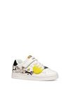 SNEAKERS RAGAZZA - GEOX BIANCO-NERO - J65LSE 054FU 2