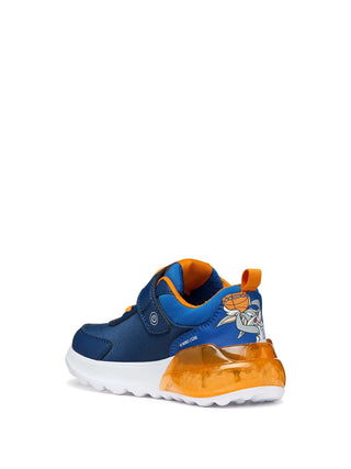 Jungen-Sneaker - GEOX Marineblau-Orange - J65LYA 011CE 3