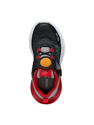 Jungen-Sneaker - GEOX Schwarz-Rot - J65LYA 011CE 5