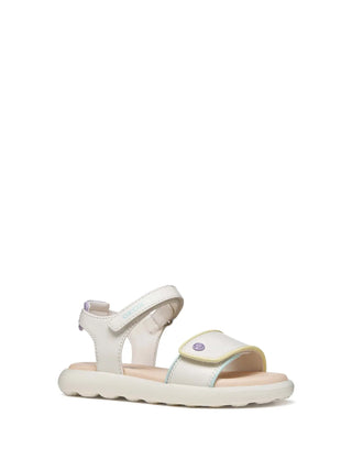 SANDALO RAGAZZA - GEOX BIANCO-MULTI - J65MSC 05402 2