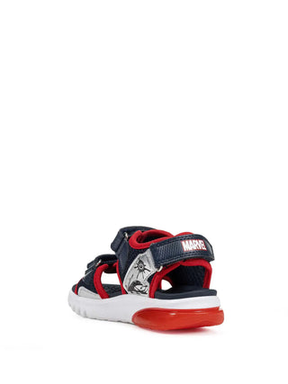 SANDALO RAGAZZO - GEOX NAVY-ROSSO - J65MXB 014CE 3