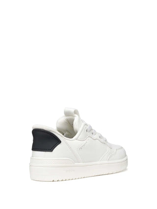 SNEAKERS RAGAZZA - GEOX BIANCO-NERO - J65NRA 05415 4
