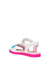 SANDALO RAGAZZA - GEOX BIANCO-MULTI - J65P1D 000BC 3